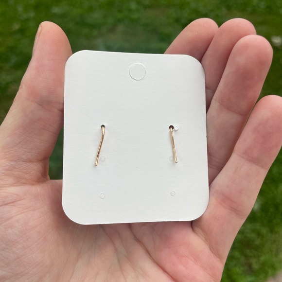 Green Blue Ombré CZ Hook Earrings Copper Alloy Seattle Seahawks Colors - Picture 4 of 5